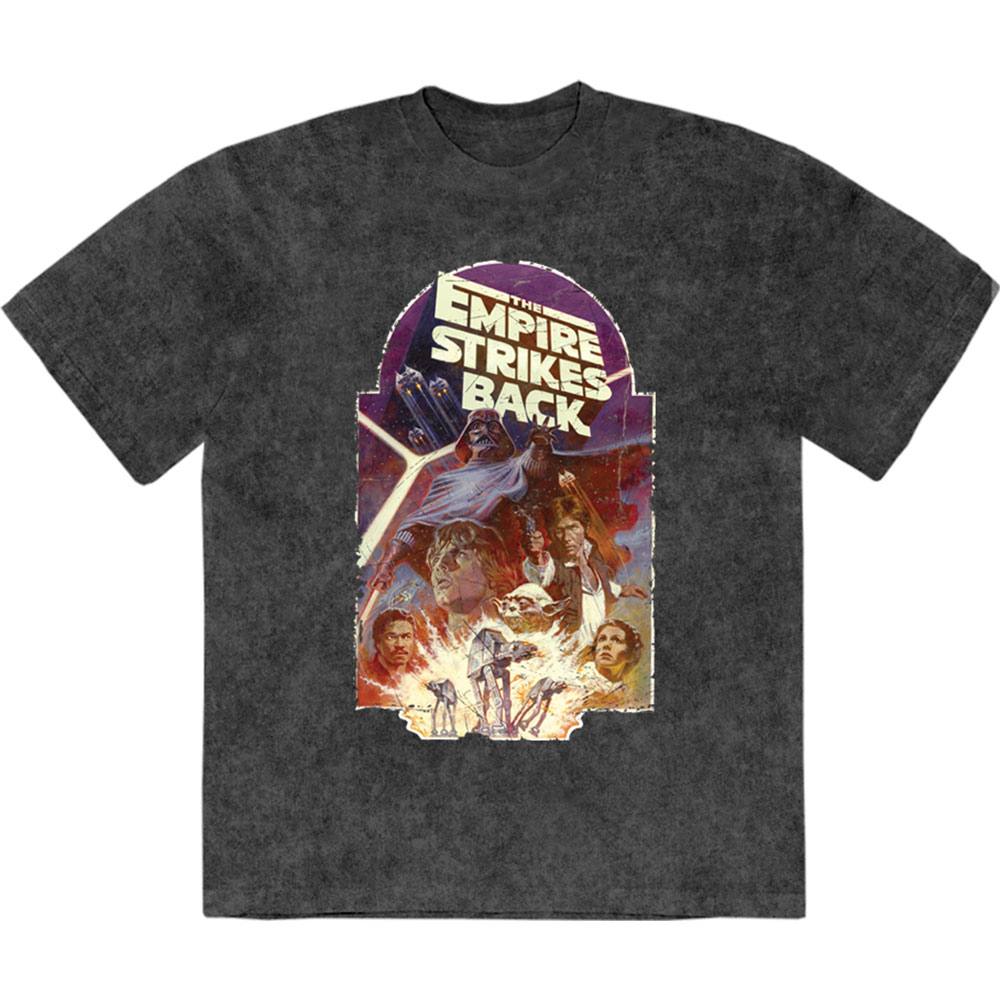 Disney Star Wars - The Empire Strikes Back Explosion Mens Tshirt - Black